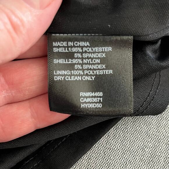 Laundry by Shelli Segal Black Asymmetric Sequined Sleeveless Mini Dress 6 NWT - Picture 11 of 13